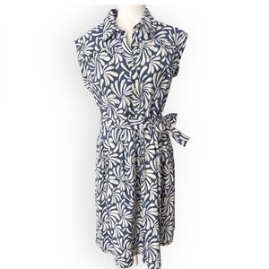 Merona Retro Pleated Shirt Waist Dress Size 12